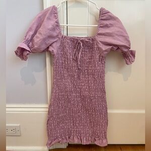 Purple Faithful the Brand mini dress